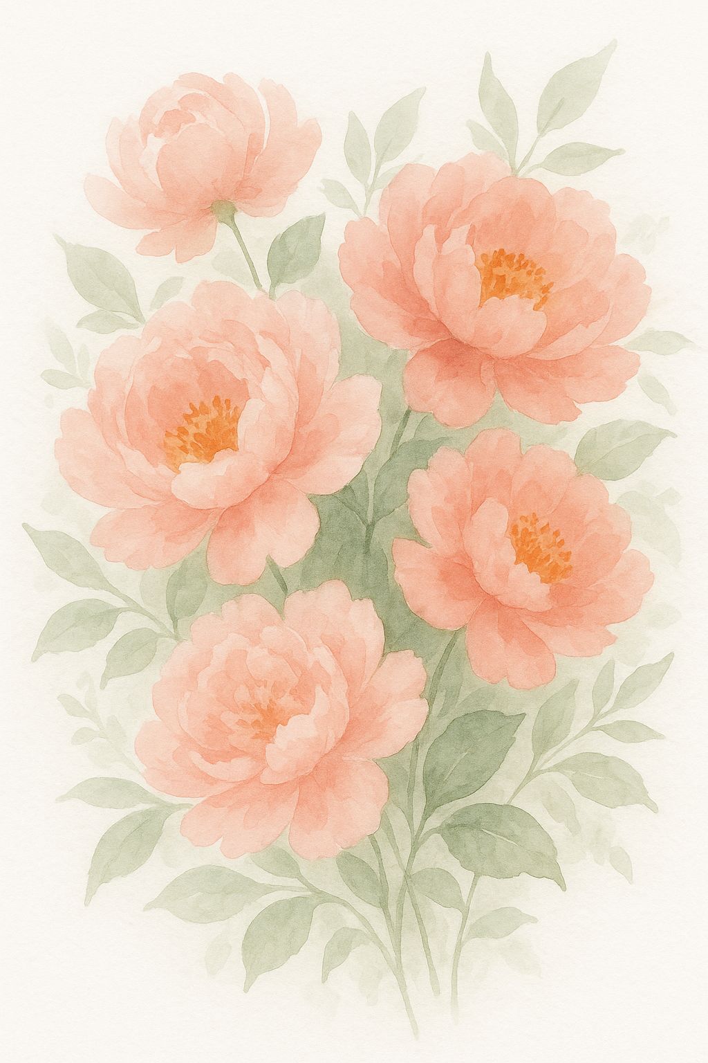 Pink Peonies Print