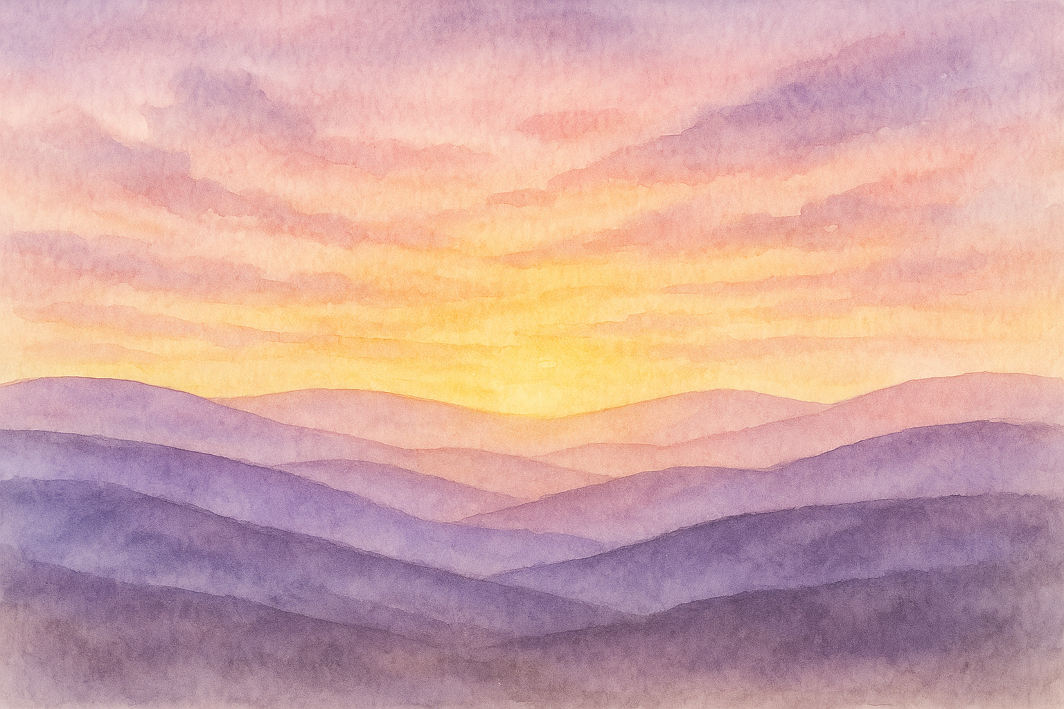 Sunset Hills Print